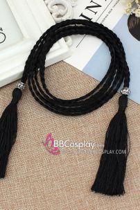 Dây Phụ Kim Tuyến - Obijime -Đen