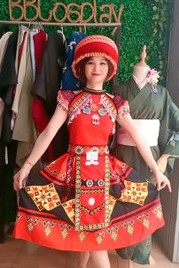 Đồ Hmong Cách Tân Mẫu Đen Đỏ