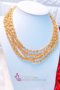 Dây Chuyền Bi Vàng - Dây Chuyền Nữ Bền Màu Thiết Kế Cao Cấp