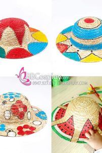 Mũ Rơm Màu Tự Nhiên Rộng Vành