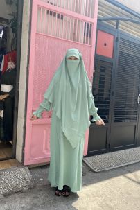 Đồ Hồi Giáo Màu Xanh Bạc Hà