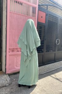 Đồ Hồi Giáo Màu Xanh Bạc Hà