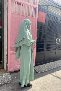 Đồ Hồi Giáo Màu Xanh Bạc Hà