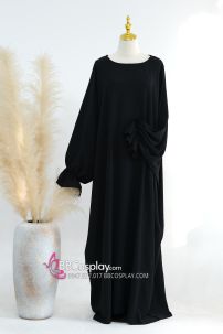 Đồ Phụ Nữ Hồi Giáo Tay Ôm -  Khăm Trùm Đầu Khimar Tam Giác 2 Lớp