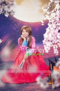 Hanbok Giá Rẻ Áo Hồng Váy Đỏ