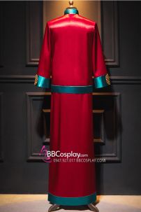 Đồ Tân Lang - Mẫu Đỏ Xanh Đính Cườm Long Phụng 2024