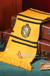 Khăn Choàng Cổ Thi Đấu Trường Hogwarts - Helga Hufflepuff Dài 175Cm X 25Cm