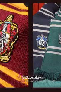 Khăn Choàng Cổ Thi Đấu Trường Hogwarts - Helga Hufflepuff Dài 175Cm X 25Cm