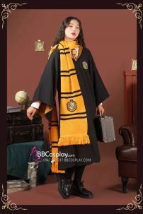 Khăn Choàng Cổ Thi Đấu Trường Hogwarts - Helga Hufflepuff Dài 175Cm X 25Cm
