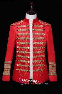 Vest Đỏ Châu Âu Phong Cách Hoàng Gia - Mẫu Xịn