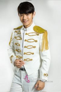 Đồ Hoàng Tử Bạch Mã  Trắng Phối Vàng Sang Chảnh