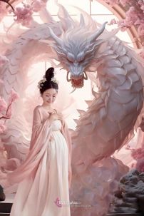 Đồ Cổ Trang Long Mẫu Cho Mẹ Bầu