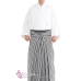 Hakama Sọc Đen Trắng