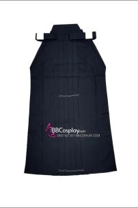 Chỉ Hakama Đen Trơn Chuẩn Nhật