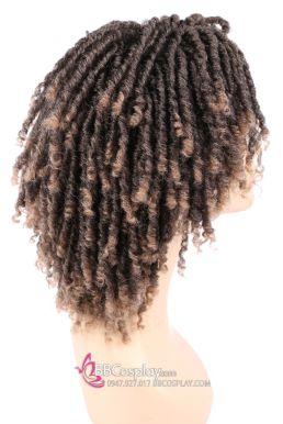 Tóc Giả Xoăn Kiểu Dreadlock - Màu Nâu