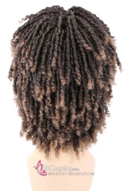 Tóc Giả Xoăn Kiểu Dreadlock - Màu Nâu