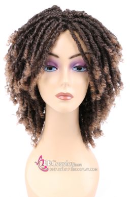 Tóc Giả Xoăn Kiểu Dreadlock - Màu Nâu