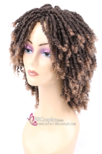 Tóc Giả Xoăn Kiểu Dreadlock - Màu Nâu