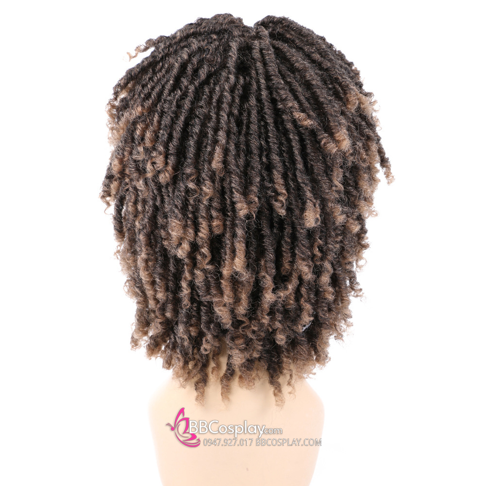 Tóc Giả Xoăn Kiểu Dreadlock - Màu Nâu