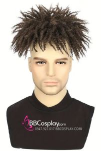 Tóc Giả Xoăn Kiểu Dreadlock Mẫu Nữa Đầu - Màu Nâu