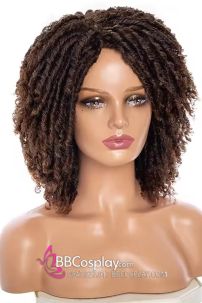 Tóc Giả Xoăn Kiểu Dreadlock - Màu Nâu Đen