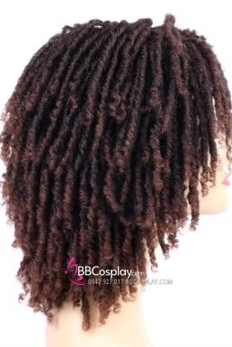 Tóc Giả Xoăn Kiểu Dreadlock - Màu Nâu Đen