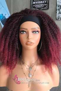 Tóc Giả Xoăn Kiểu Dreadlock Dạng Băng Đô - Màu Pinky