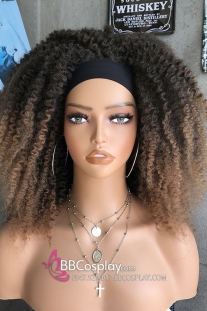 Tóc Giả Xoăn Kiểu Dreadlock Dạng Băng Đô - Màu Brown