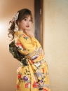 Furisode Kimono Suzuko No Aki - Vàng Chiều Thu Của Nhánh Tuyết Tùng