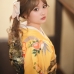 Furisode Kimono Suzuko No Aki - Vàng Chiều Thu Của Nhánh Tuyết Tùng