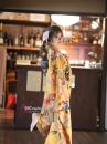 Furisode Kimono Suzuko No Aki - Vàng Chiều Thu Của Nhánh Tuyết Tùng