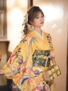 Furisode Kimono Suzuko No Aki - Vàng Chiều Thu Của Nhánh Tuyết Tùng