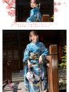 Furisode Kimono Zashu Tazo - Xanh Sóng Biển Và Đàn Hạc