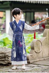 Đồ Cổ Trang Cho Bé Trai - Màu Xanh Dương Đậm