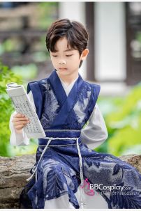 Đồ Cổ Trang Cho Bé Trai - Màu Xanh Dương Đậm