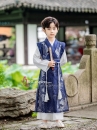 Trang Phục Cổ Trang Cho Bé Trai - Màu Xanh Dương Đậm