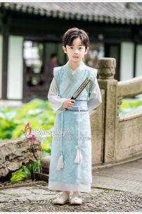 Đồ Cổ Trang Cho Bé Trai - Màu Xanh Dương Nhạt