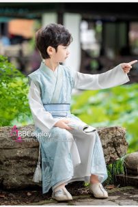 Đồ Cổ Trang Cho Bé Trai - Màu Xanh Dương Nhạt