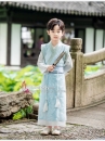Trang Phục Cổ Trang Cho Bé Trai - Màu Xanh Dương Nhạt