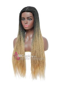 Tóc Giả Tết Nguyên Đầu Kiểu Châu Phi - Màu Vàng