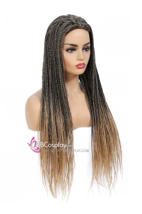 Tóc Giả Tết Nguyên Đầu Kiểu Châu Phi - Màu Vàng