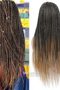 Tóc Giả Tết Nguyên Đầu Kiểu Châu Phi - Màu Nâu