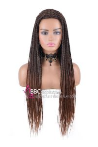 Tóc Giả Tết Nguyên Đầu Kiểu Châu Phi - Màu Nâu