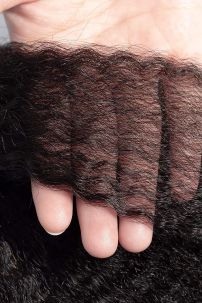 Tóc Bấm Xù Nguyên Đầu - Màu Nâu