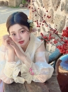 Hanbok Hàn Quốc Hiện Đại Áo Trắng Váy Hoa