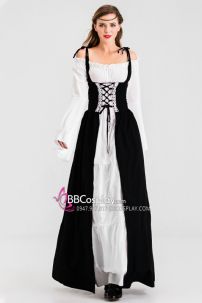 Đầm Phục Hưng Trung Cổ Phong Cách Viễn Tưởng - Màu Đen