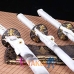 Bộ 3 Kiếm Katana Samurai Trắng Hoa Văn Thư Pháp