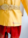 Trang Phục Nam Thái Áo Vàng Tươi Quần Đỏ Gấm