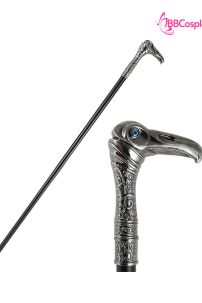 Gậy Quý Tộc Đầu Chim Ưng Màu Crom