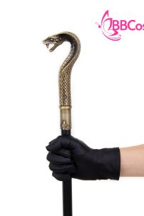 Gậy Quý Tộc Đầu Rắn Vàng Đồng Quyền Lực